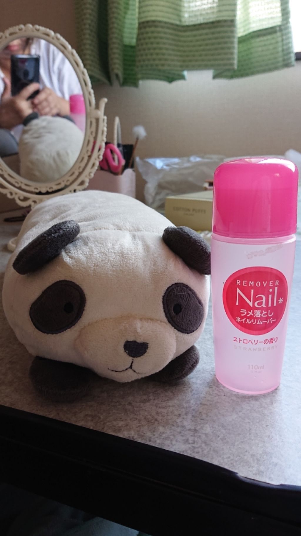 ネイルリムーバー グレープの香り/DAISO/除光液を使ったクチコミ（1枚目）