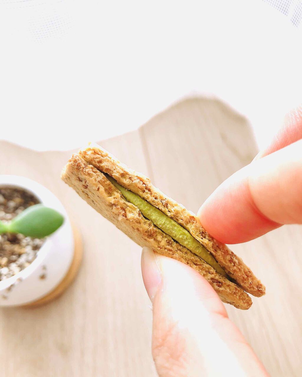 クリーム玄米ブラン宇治抹茶/アサヒフードアンドヘルスケア/バランス栄養食を使ったクチコミ(3枚目)