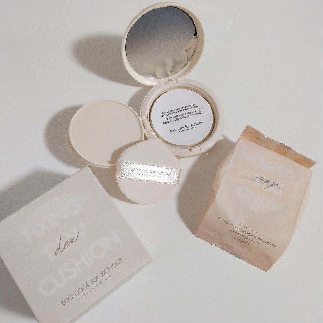フィクシングデュークッション/too cool for school/クッションファンデーションを使ったクチコミ（3枚目）