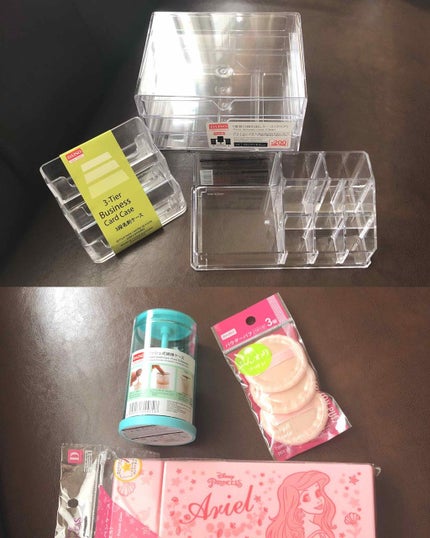3段式クリアーケース/DAISO/その他化粧小物を使ったクチコミ(1枚目)