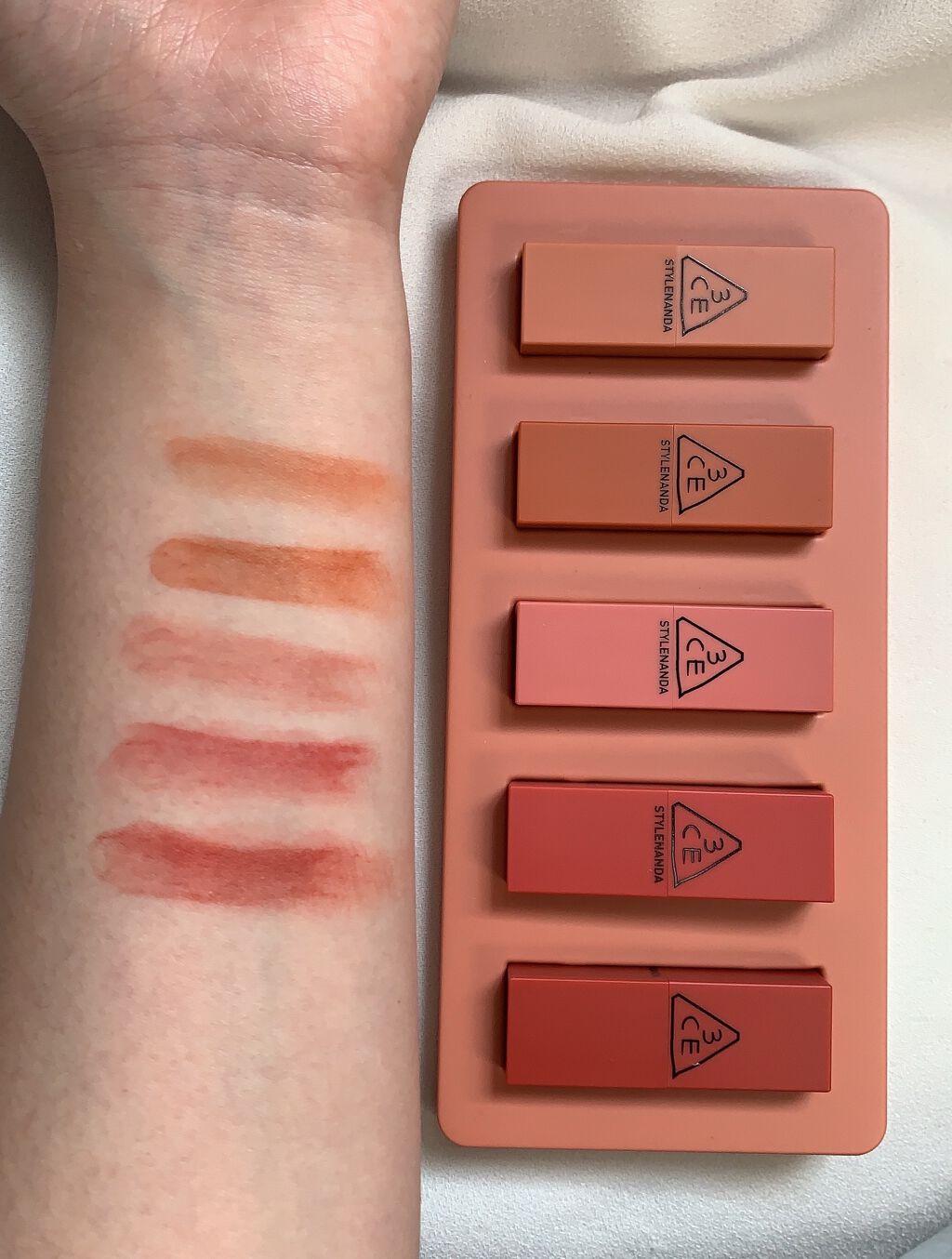 3CE LIP COLOR MINI KIT/3CE/口紅を使ったクチコミ（3枚目）