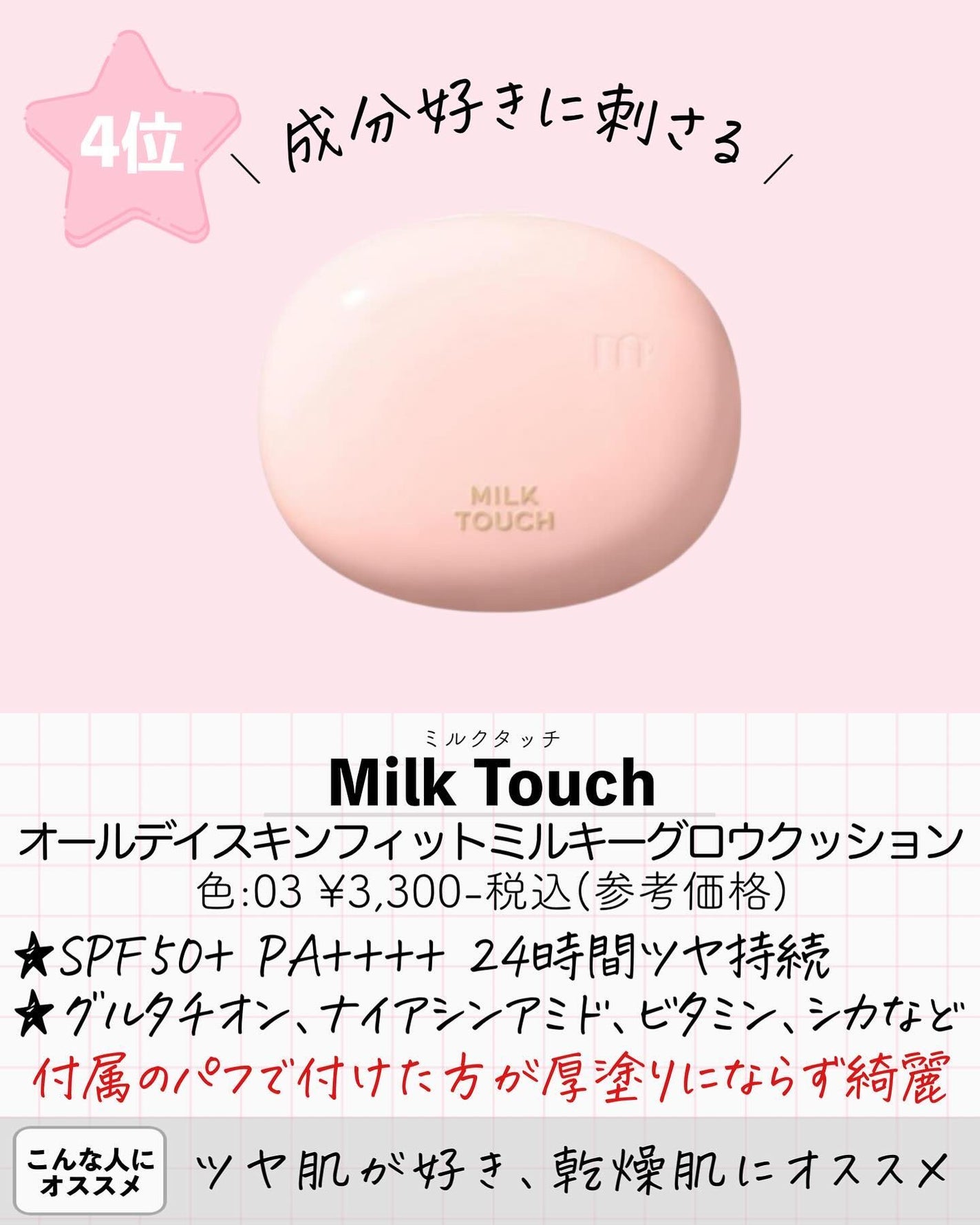 アスカ on LIPS 「←他の投稿👍🏻🤍ファンデ厚塗り苦手さん必見☺️/私はどしてもフ..」(5枚目)