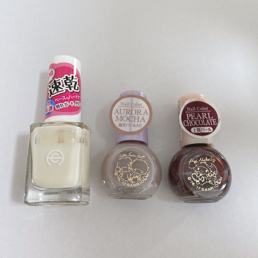 AC クイックドライベース&ハードナー/AC MAKEUP/ネイルベースコートを使ったクチコミ(4枚目)