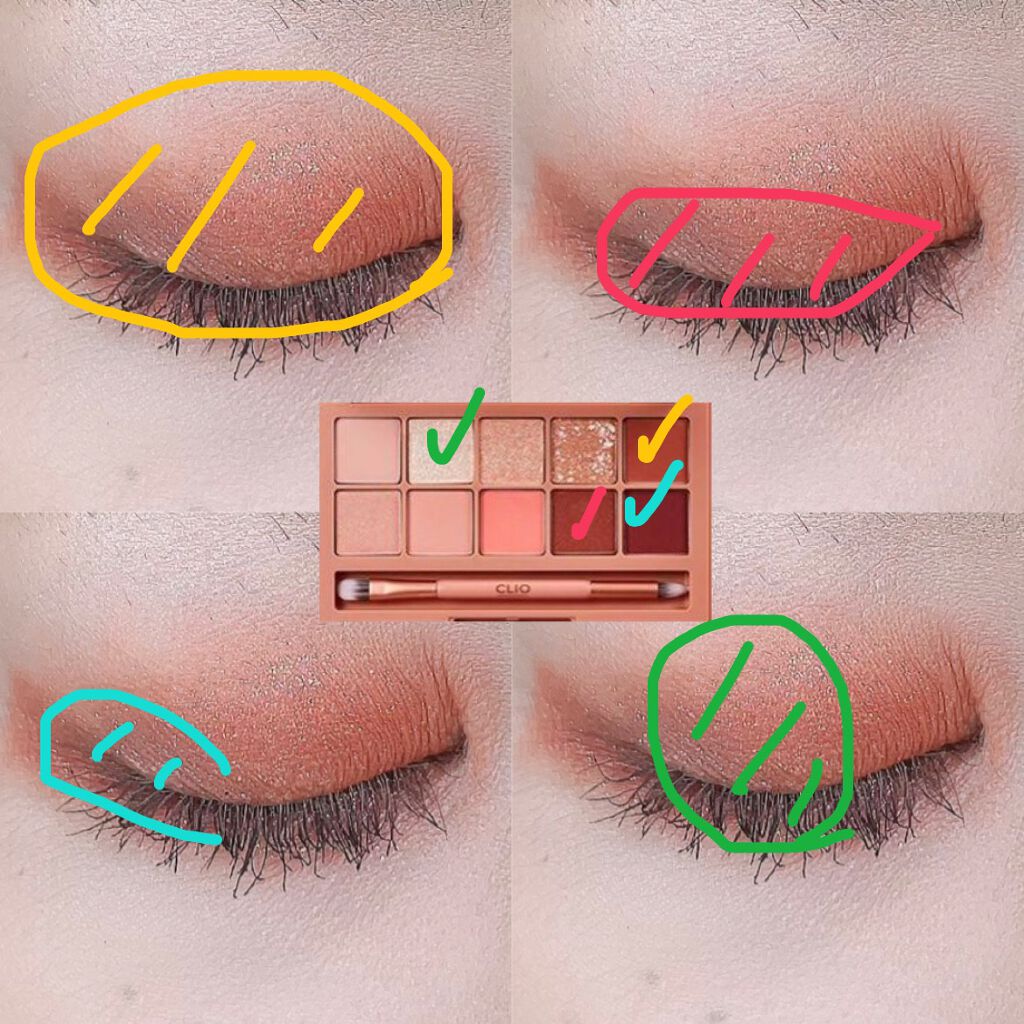 プロ アイ パレット/CLIO/アイシャドウパレットを使ったクチコミ(2枚目)