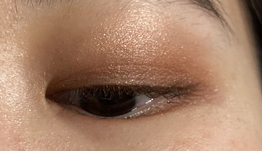 ミネラルクラッシィシャドー モデラートピーチ（生産終了）/エトヴォス/アイシャドウパレットを使ったクチコミ（2枚目）