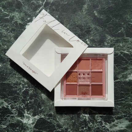 KEYBO FALL IN LOVE SHADOW PALETTE/keybo/アイシャドウパレットを使ったクチコミ(4枚目)