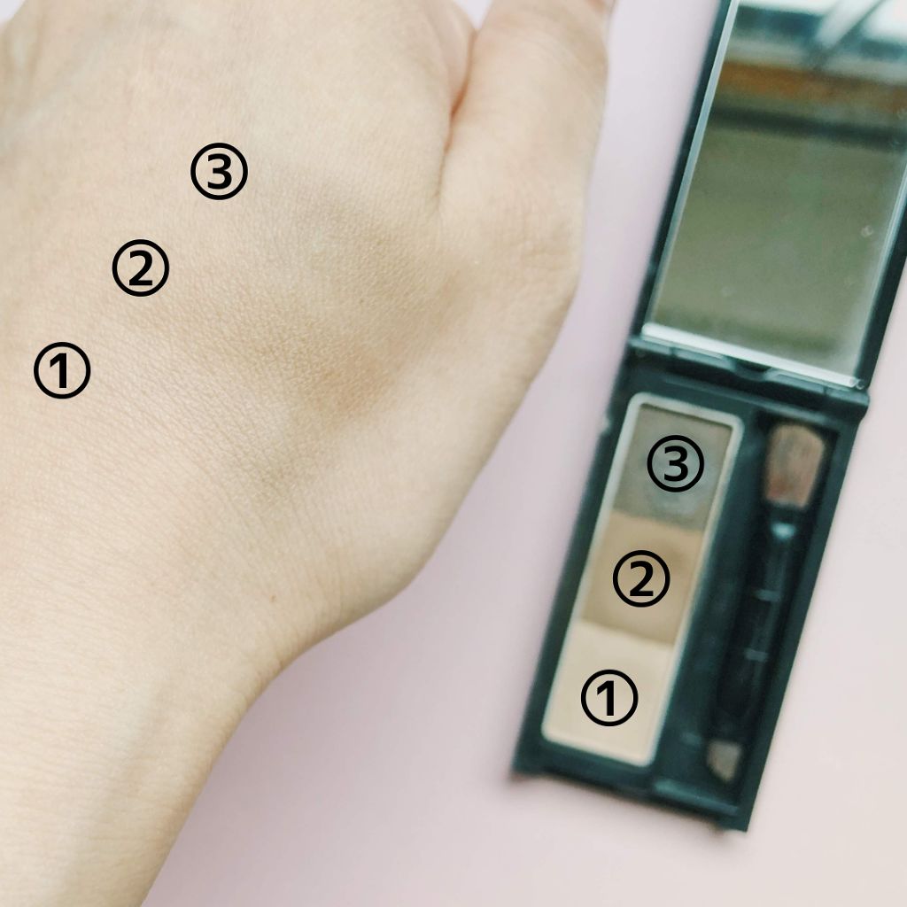 ケイト デザイニングアイブロウ3D/KATE/パウダーアイブロウを使ったクチコミ(1枚目)