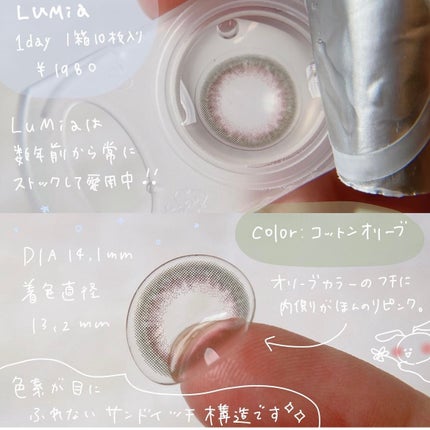 LuMia comfort 1day CIRCLE/LuMia/ワンデー(1DAY)カラコンを使ったクチコミ(2枚目)