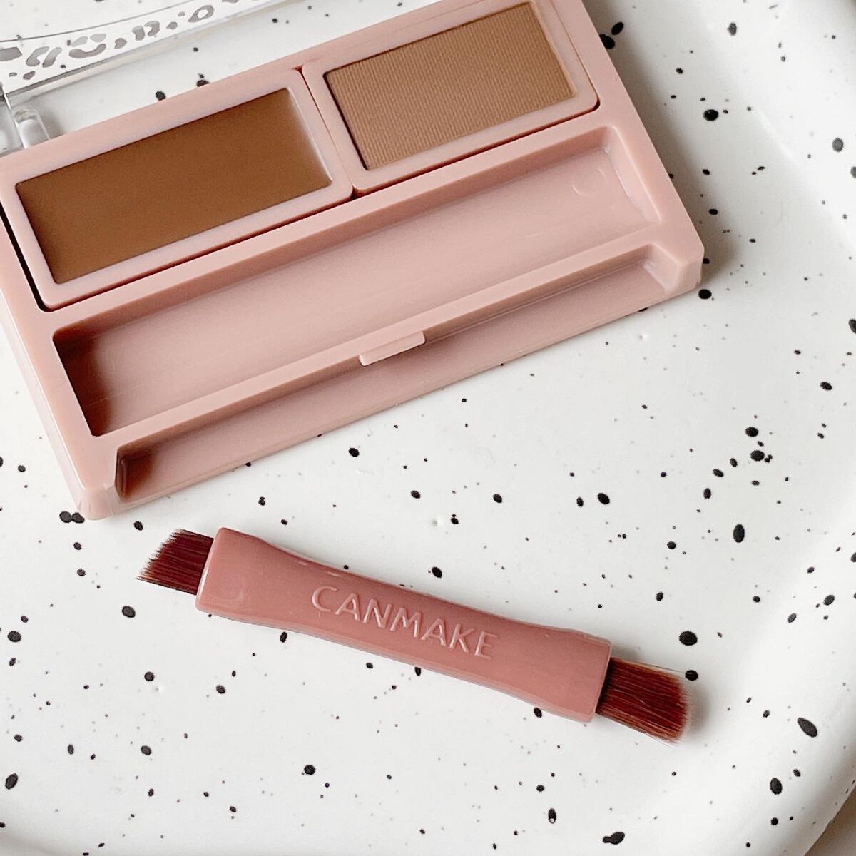 スタイリングデュアルアイブロウ/キャンメイク/アイブロウを使ったクチコミ（3枚目）