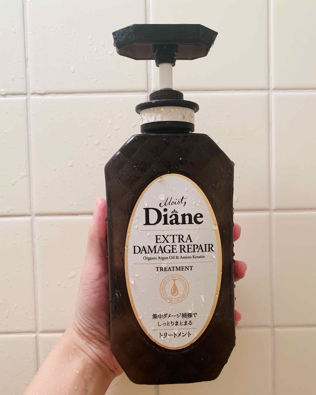 パーフェクトビューティ モイストダイアン エクストラダメージリペア シャンプー/トリートメント トリートメント450ml/ダイアン/市販シャンプーを使ったクチコミ（1枚目）