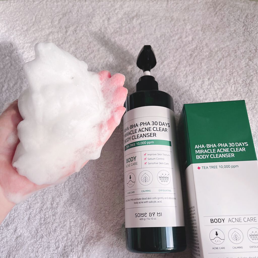 AHA·BHA·PHA 30デイズミラクルアクネボディクレンザー/SOME BY MI/ボディソープを使ったクチコミ（3枚目）