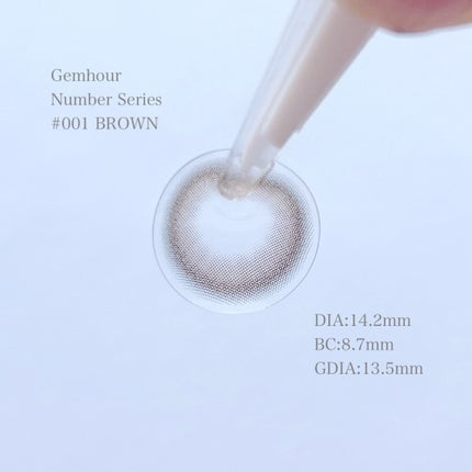 Number Series/Gemhour lens/カラーコンタクトレンズを使ったクチコミ(2枚目)