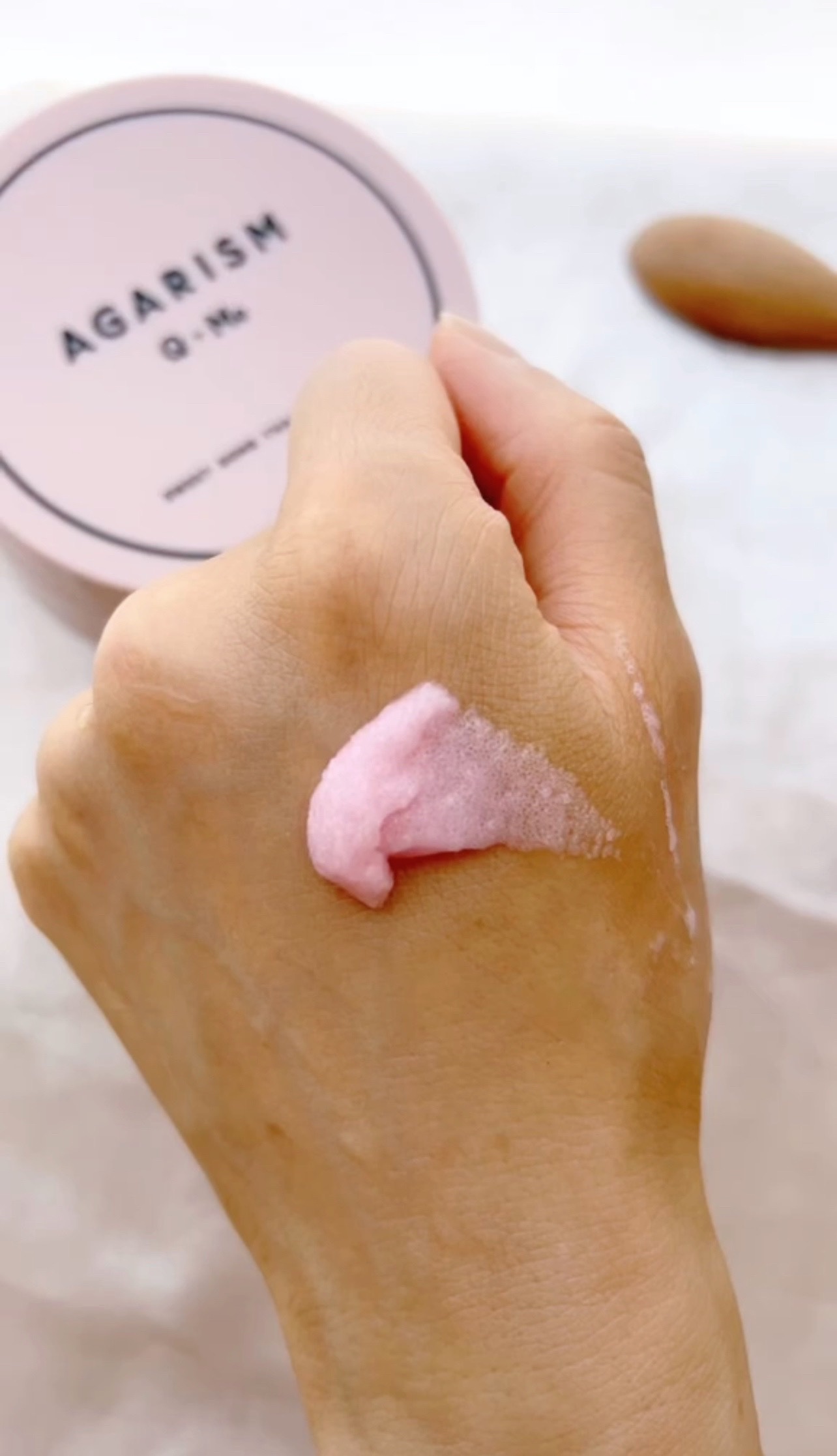 Q+Me スウィート ボム タラソ スクラブ/AGARISM/バストケア・ヒップケアを使ったクチコミ（3枚目）