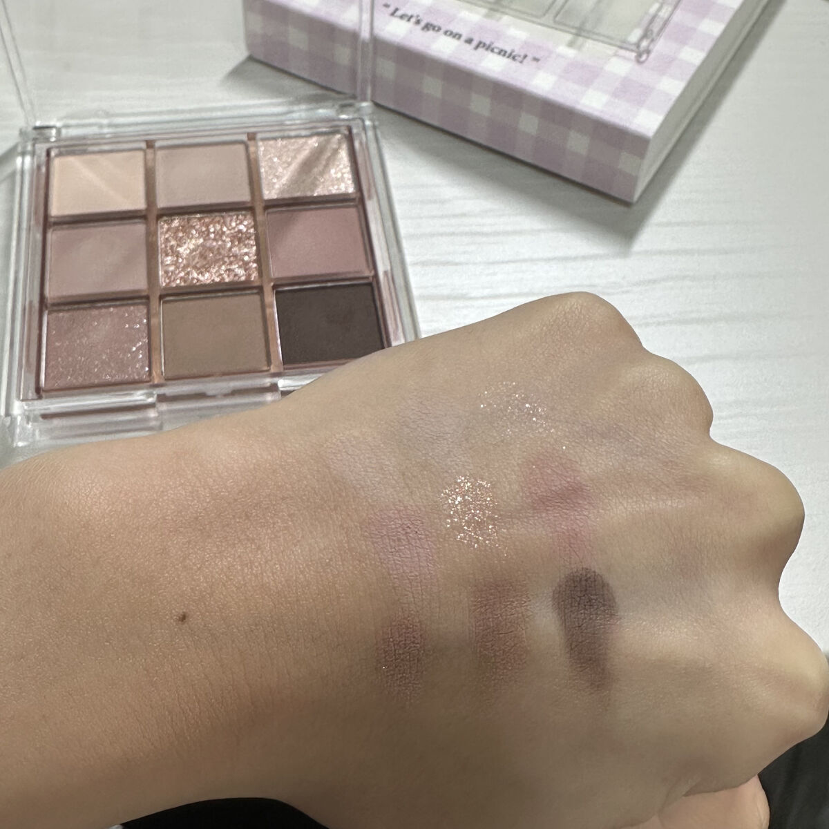 KEYBO FALL IN LOVE SHADOW PALETTE/keybo/アイシャドウパレットを使ったクチコミ（3枚目）