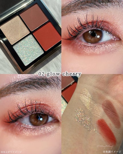 4色アイシャドウパレット/MOKA Japan cosmetics/アイシャドウパレットを使ったクチコミ(5枚目)