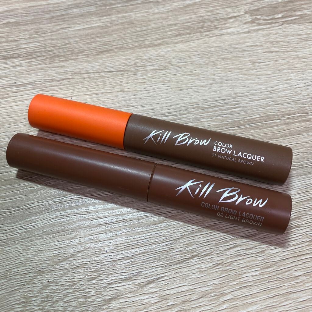 キル ブロウ カラー ブロウ ラッカー/CLIO/眉マスカラを使ったクチコミ(1枚目)