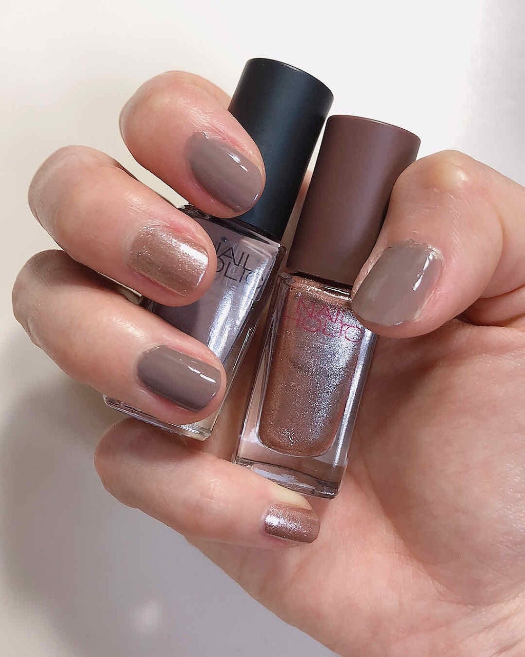 ネイルホリック Dusty pastel color/ネイルホリック/マニキュアを使ったクチコミ(1枚目)