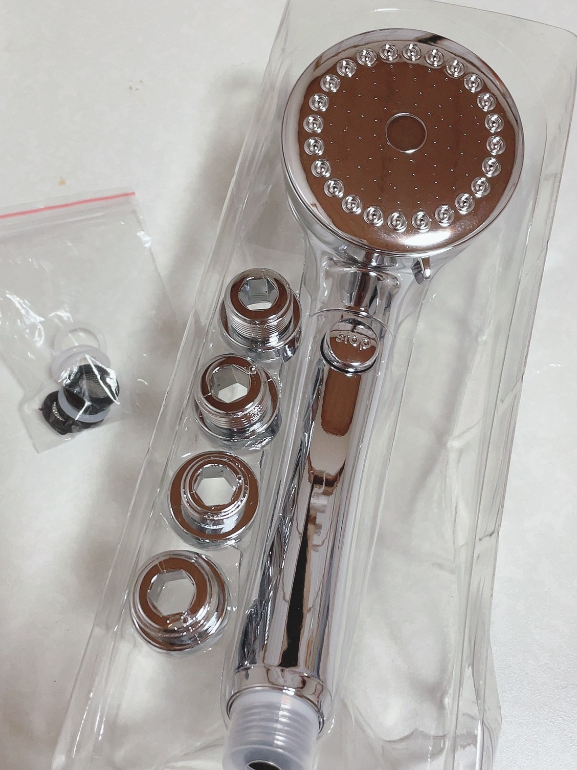 ミストシャワーヘッド シルキーリフレッシュ/トレードワン/シャワーヘッドを使ったクチコミ（2枚目）