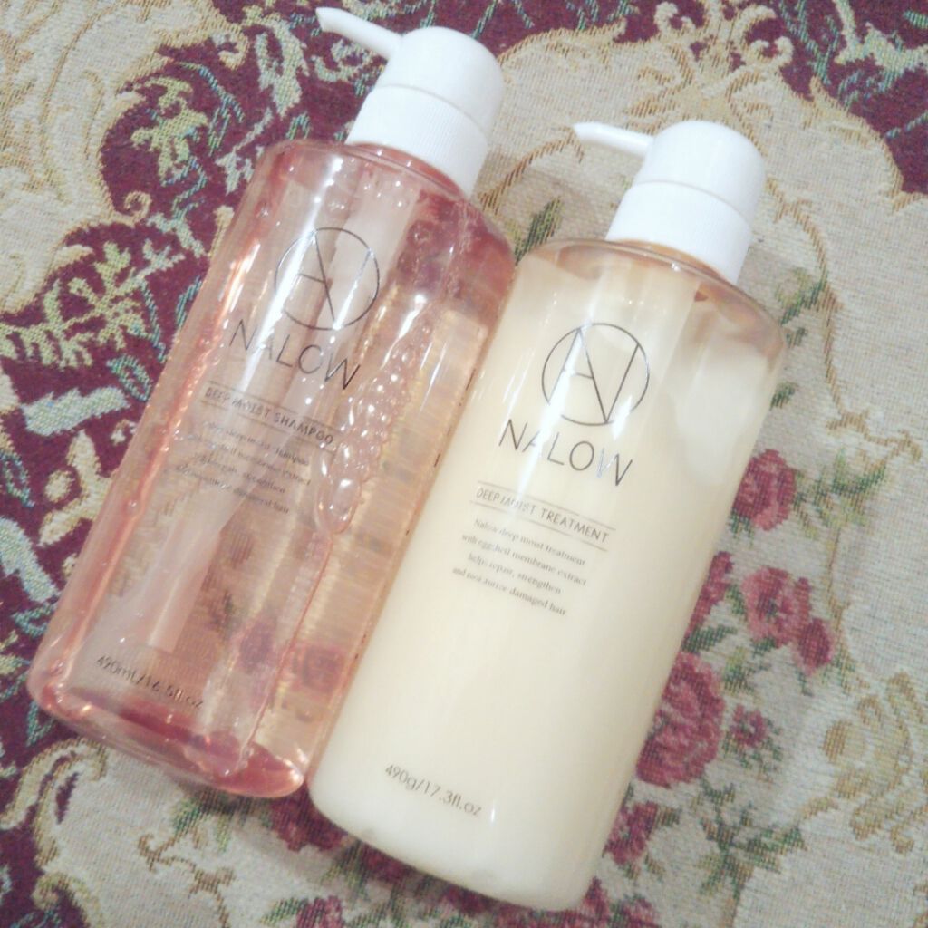 ディープモイスト シャンプー／トリートメント トリートメント490g/NALOW/市販シャンプーを使ったクチコミ（1枚目）