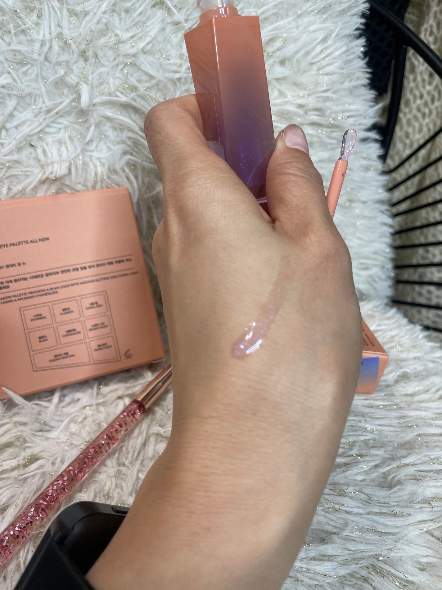 シャンデリアエディション(アイシャドウ/リップグロス)/espoir/メイクアップキットを使ったクチコミ(6枚目)