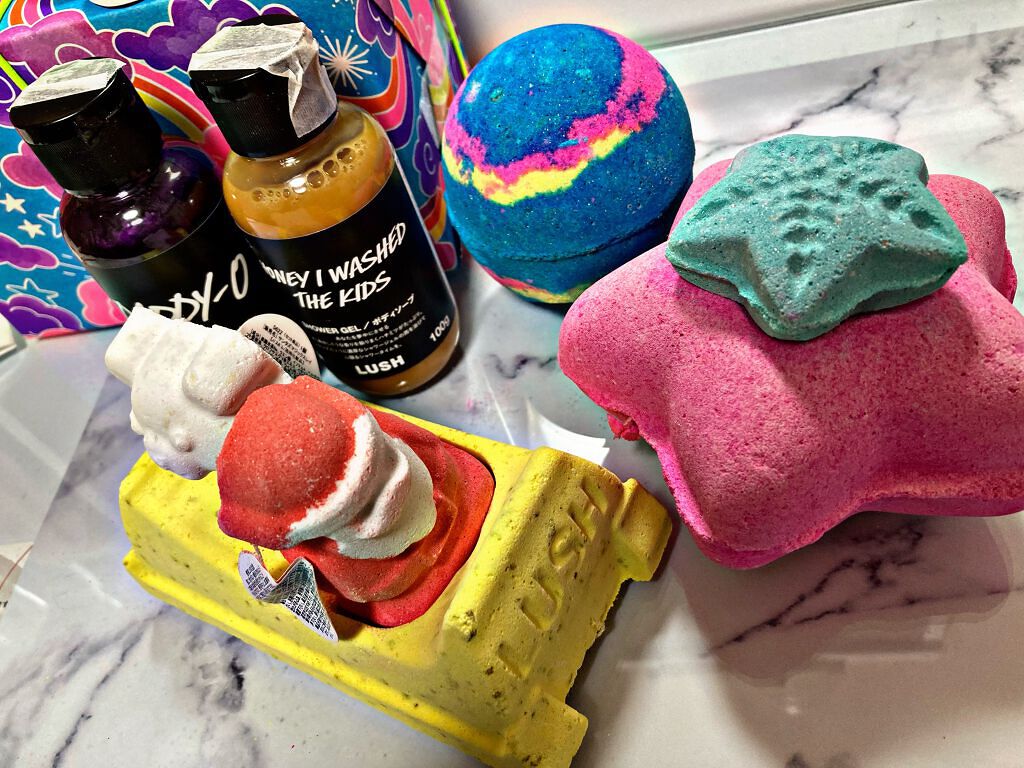 サンタズマジックスレイ(バスボム) /ラッシュ/炭酸系入浴剤を使ったクチコミ（1枚目）