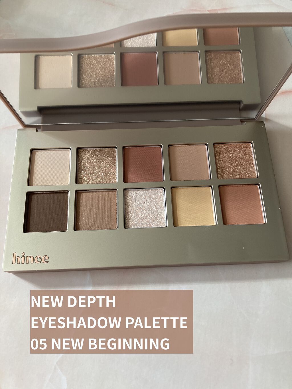 ニューデップスアイシャドウパレット/hince/アイシャドウパレットを使ったクチコミ（1枚目）