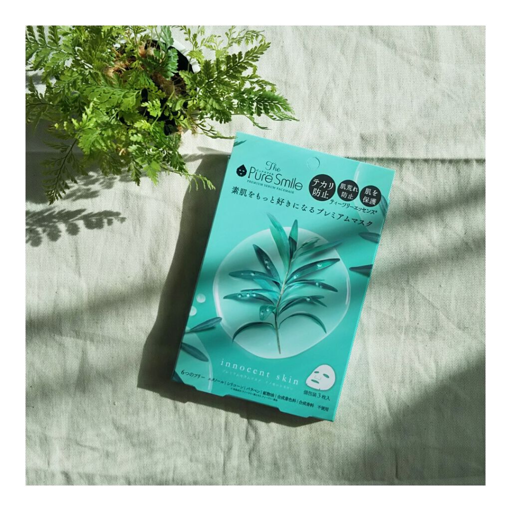 プレミアムセラムマスク ボックス イノセントスキン ティーツリー/Pure Smile/シートマスク・パックを使ったクチコミ(1枚目)