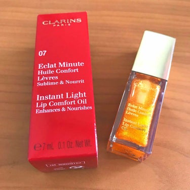 コンフォート リップオイル  07 honey glam/CLARINS/リップグロスを使ったクチコミ（1枚目）