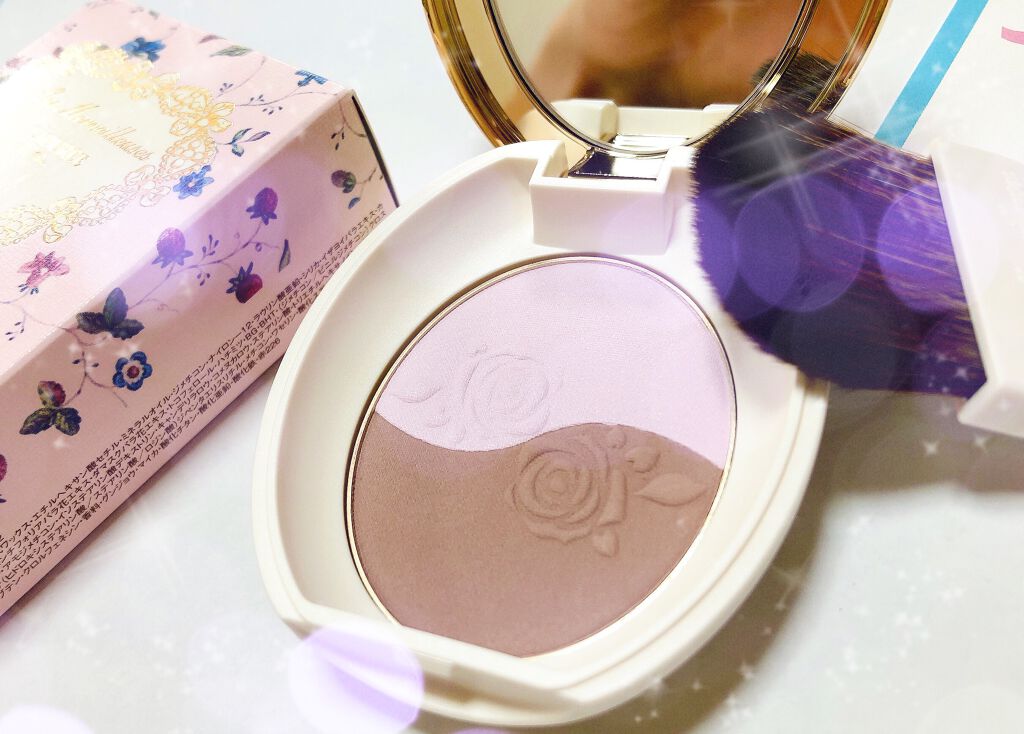 デュオ フェイスカラー 02 Noemie （ノエミ）/レ・メルヴェイユーズ ラデュレ/プレストパウダーを使ったクチコミ（3枚目）