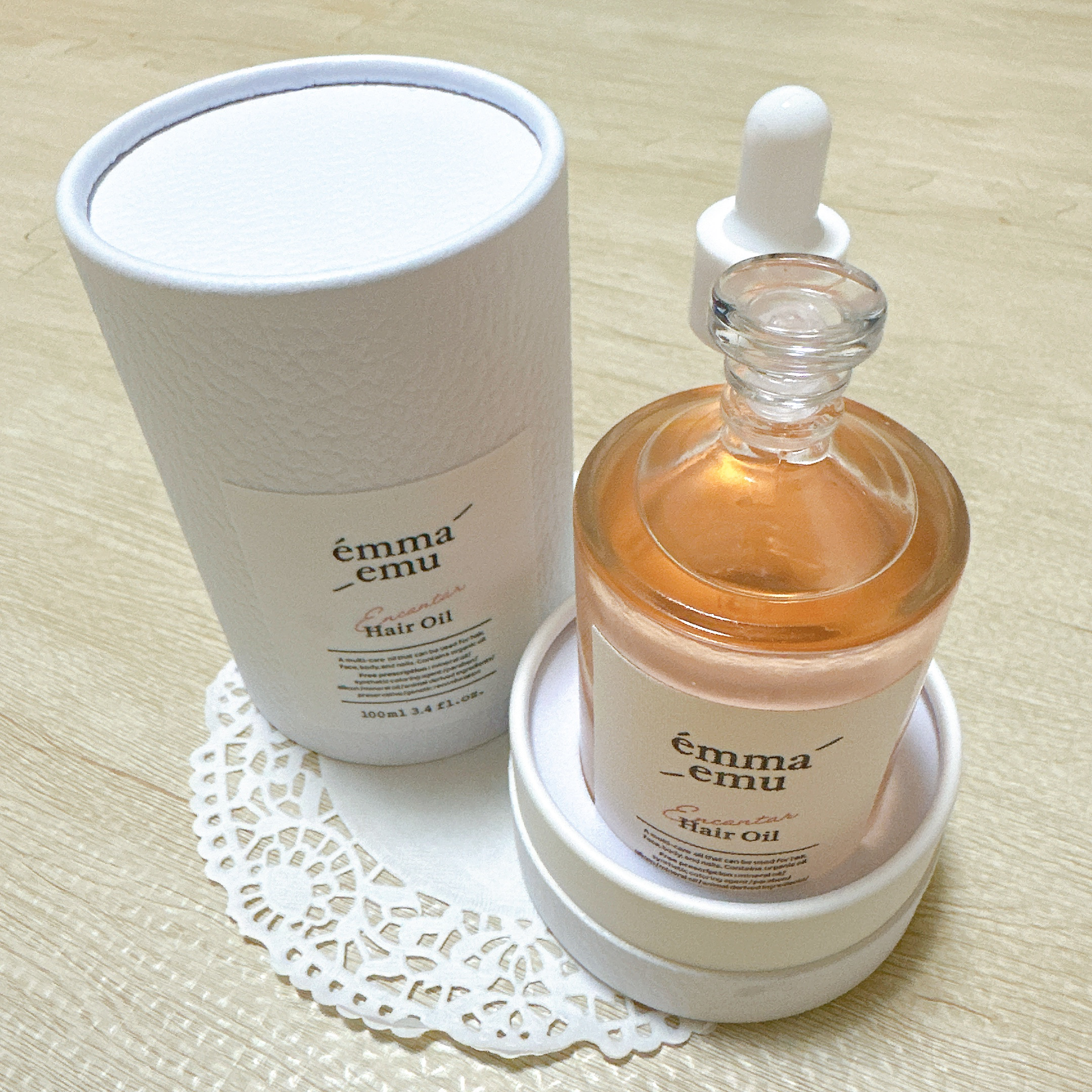 エンカンタールヘアオイル ピオニー＆ムスク/emma emu/ヘアオイルを使ったクチコミ（3枚目）