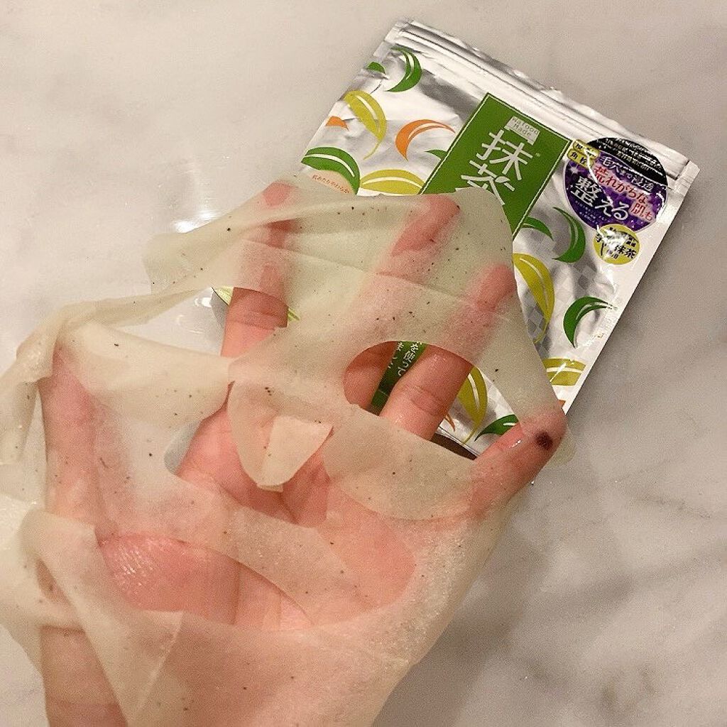 ワフードメイド　宇治抹茶マスク/pdc/シートマスク・パックを使ったクチコミ（3枚目）