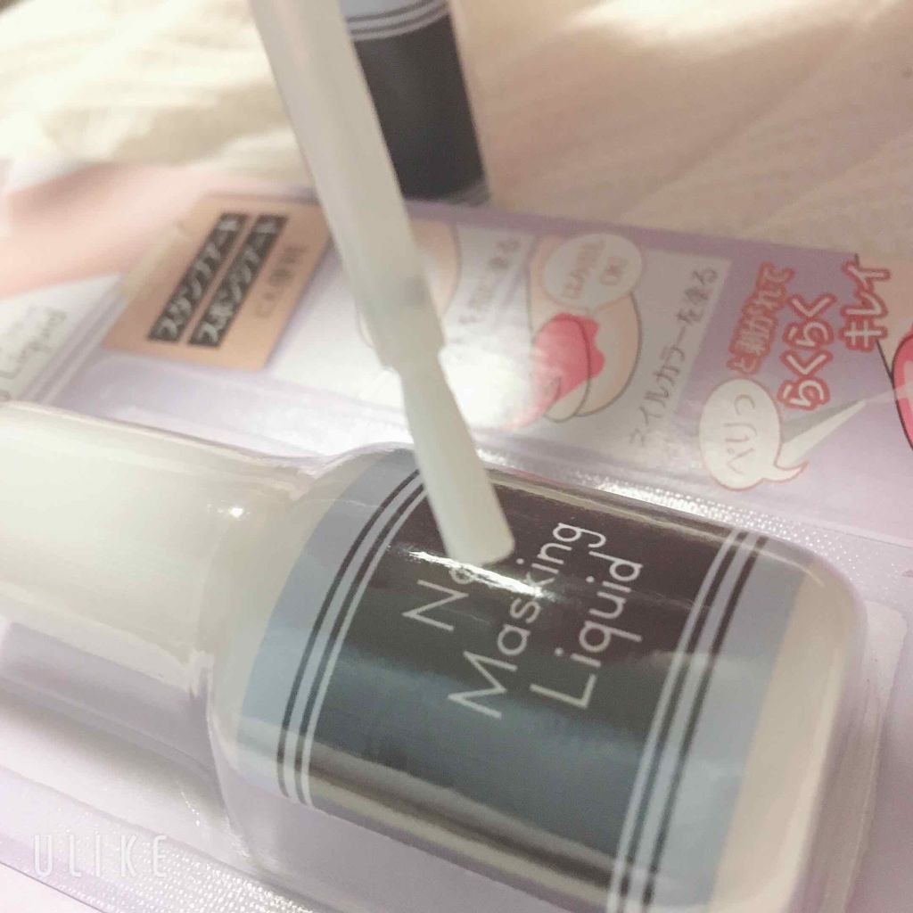 クレヨン ネイルマスキング リキッド/キャンドゥ/ネイル用品を使ったクチコミ(3枚目)