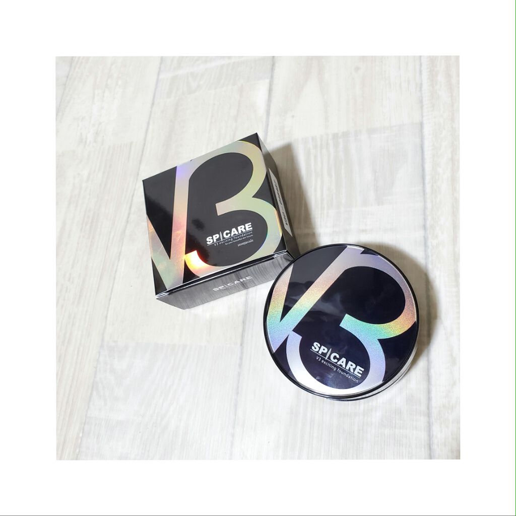 V3 エキサイティングファンデーション/SPICARE/クッションファンデーションを使ったクチコミ（1枚目）