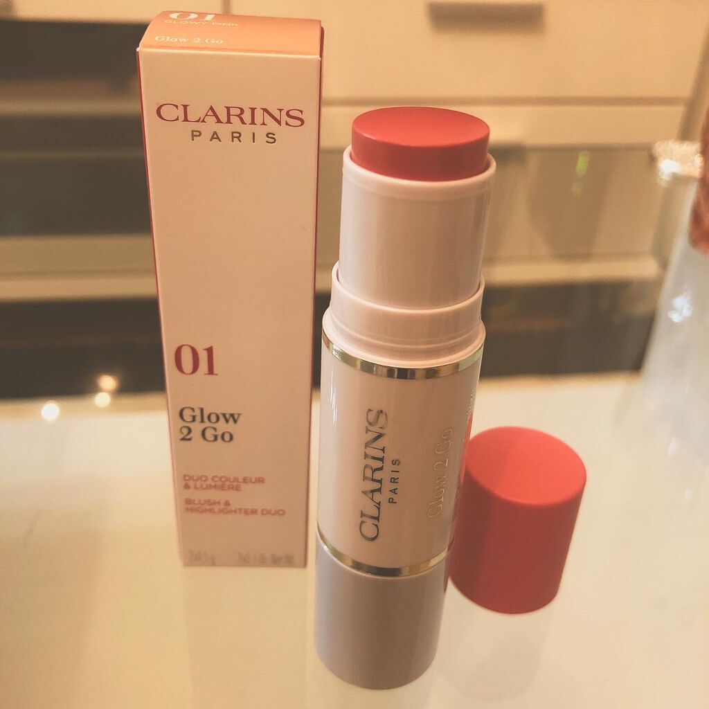 グロー2ゴー デュオ コントアスティック/CLARINS/口紅を使ったクチコミ(3枚目)