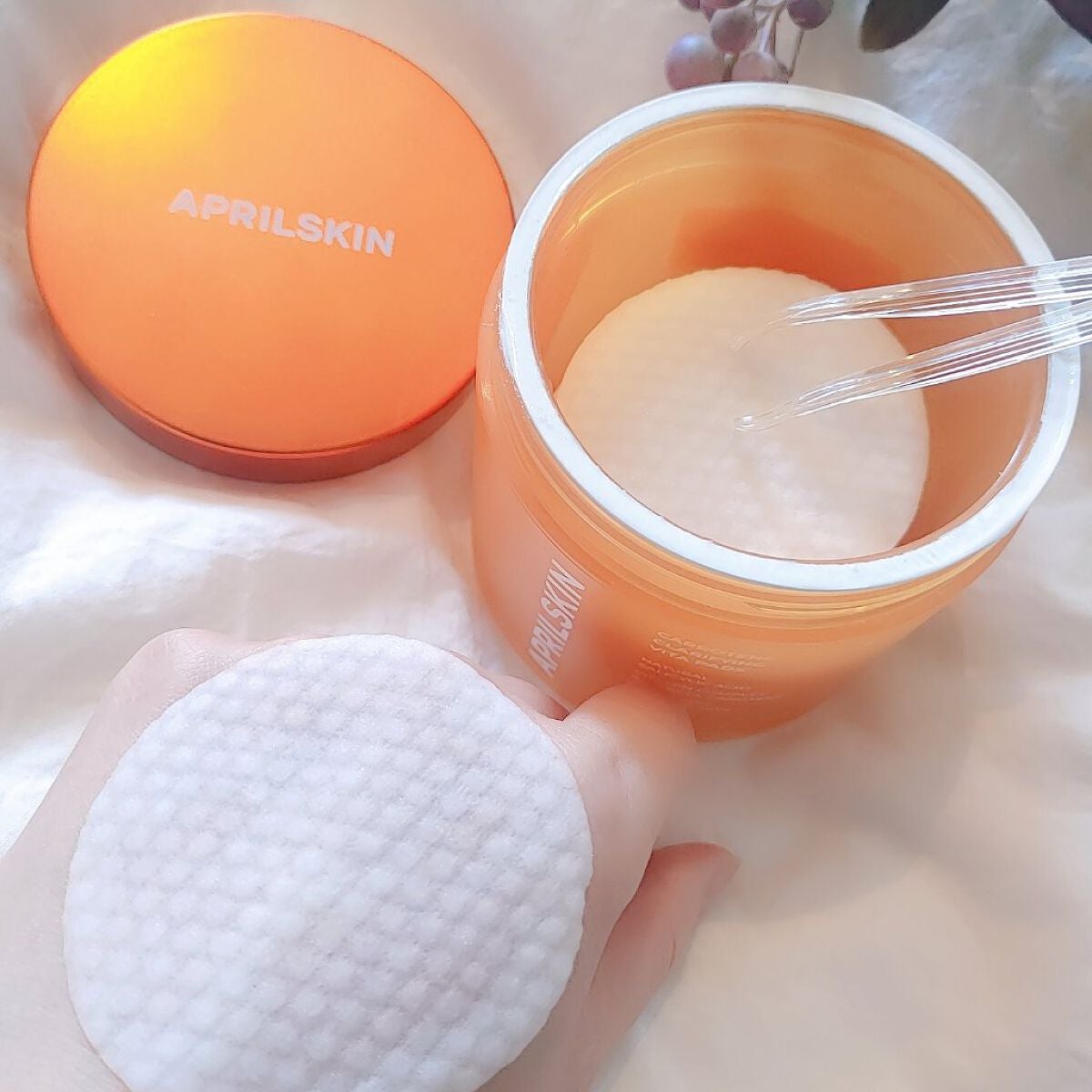 リアルカロテンブレミッシュクリアビタパッド/APRILSKIN/トナーパッドを使ったクチコミ(3枚目)