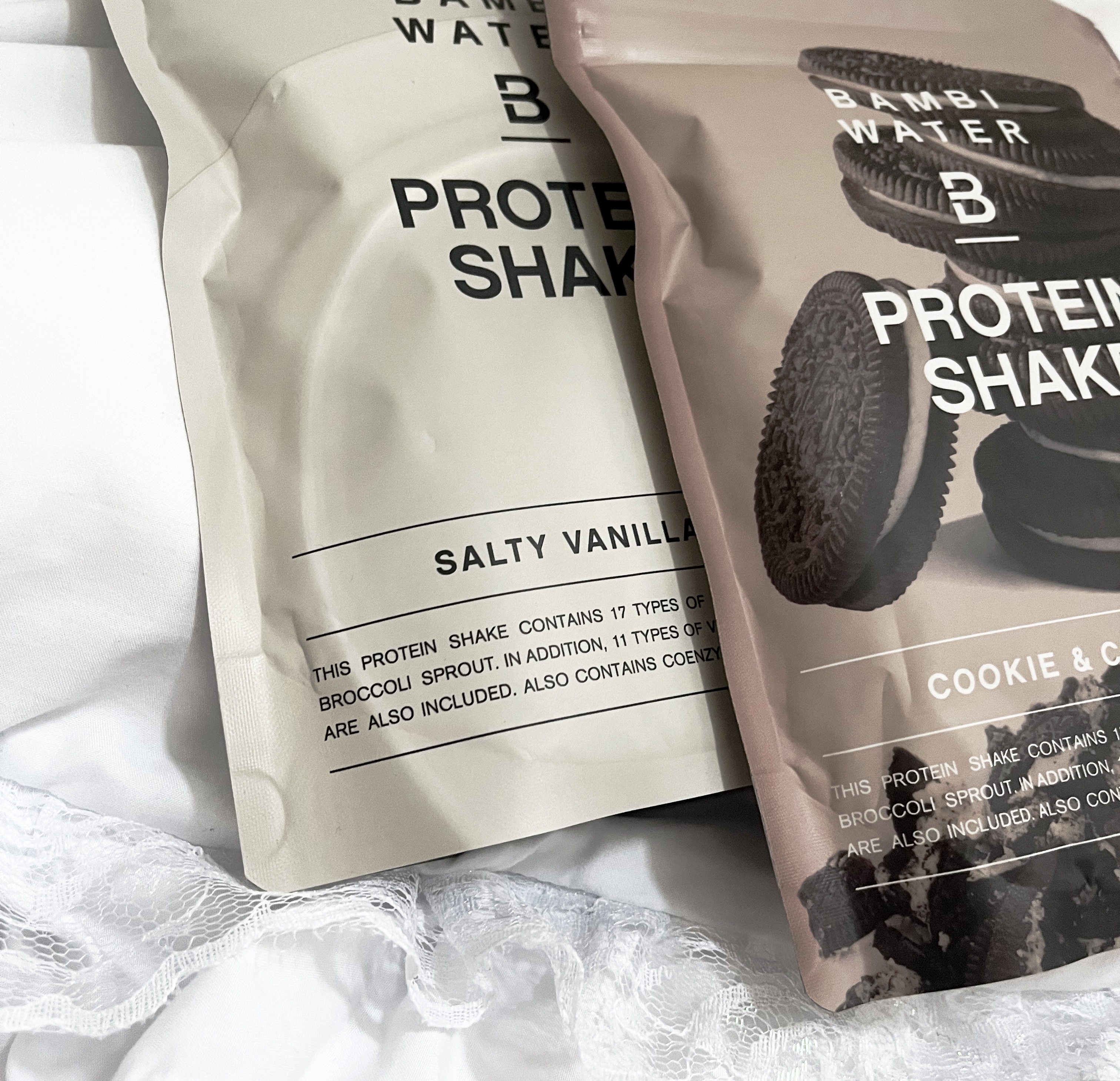 プロテインシェイク 塩バニラ/BAMBI WATER/その他プロテインを使ったクチコミ（1枚目）