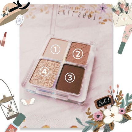 フルショット ルーティーン アイパレット/A’pieu/アイシャドウパレットを使ったクチコミ(2枚目)