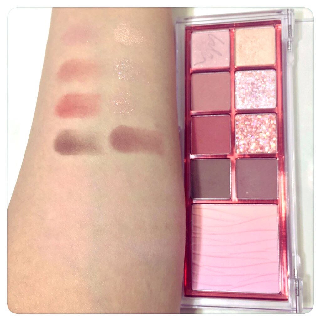 ミックスブラーリングアイパレット/wakemake/マルチパレットを使ったクチコミ(4枚目)