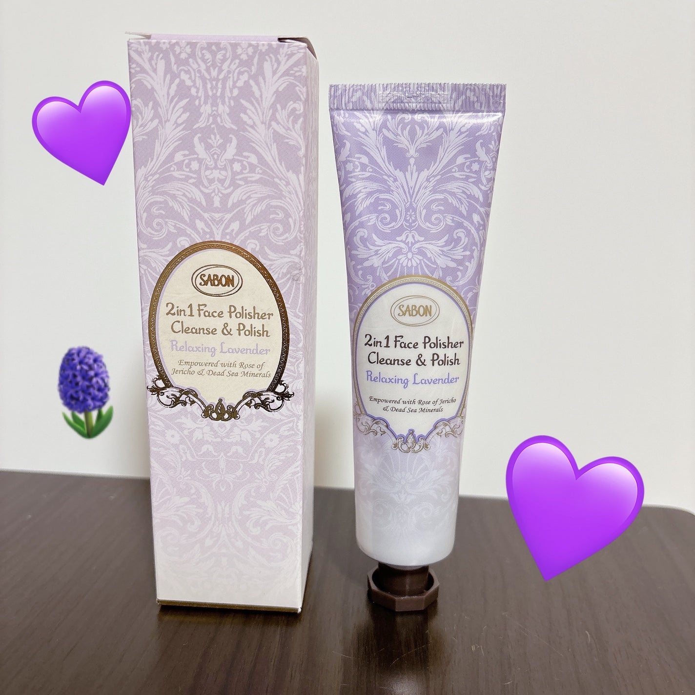 フェイスポリッシャー リラクシング(ラベンダー)/SABON/スクラブ・ゴマージュを使ったクチコミ(1枚目)