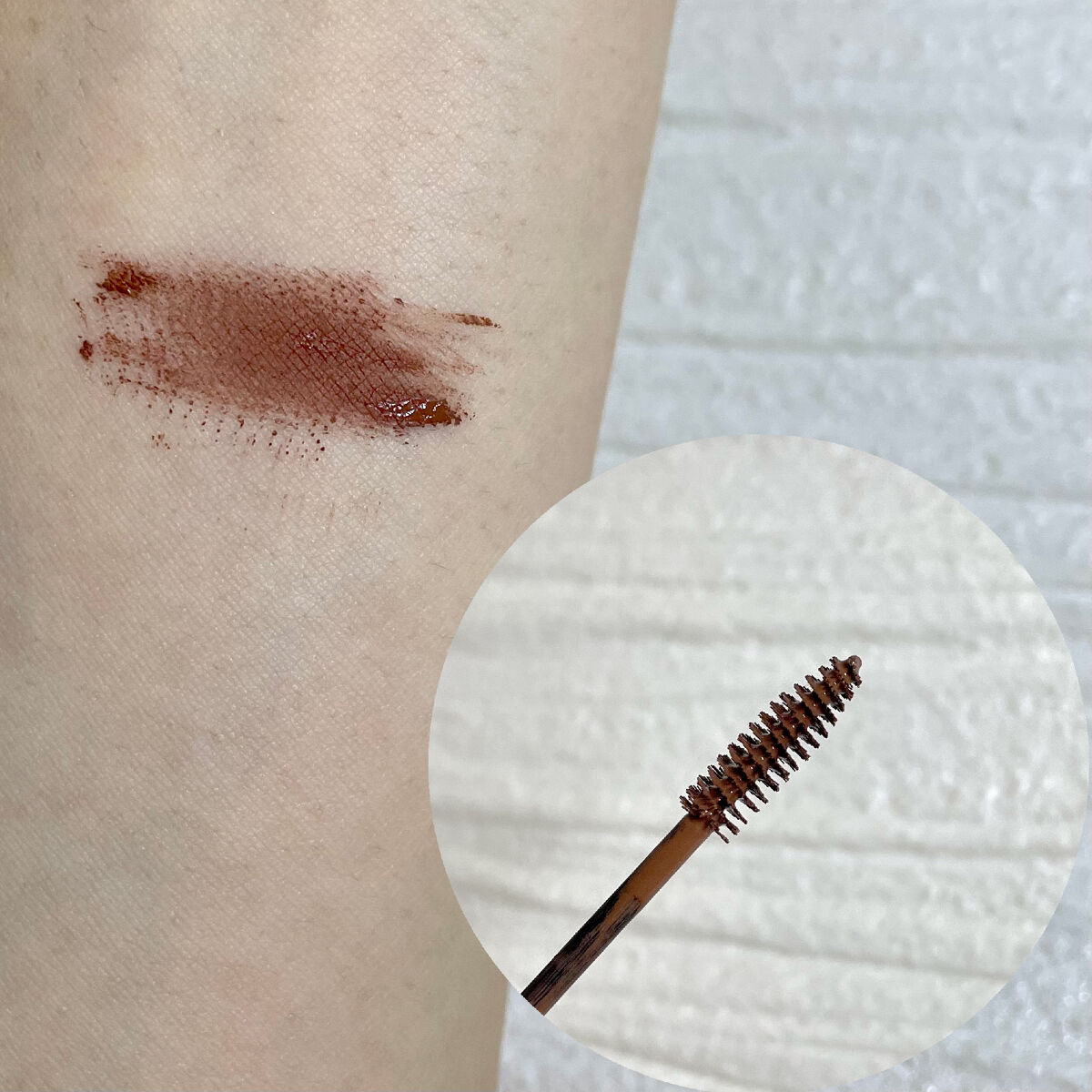 スマートミニアイブロウカラー 01 いつものブラウン/キャンメイク/眉マスカラを使ったクチコミ（2枚目）