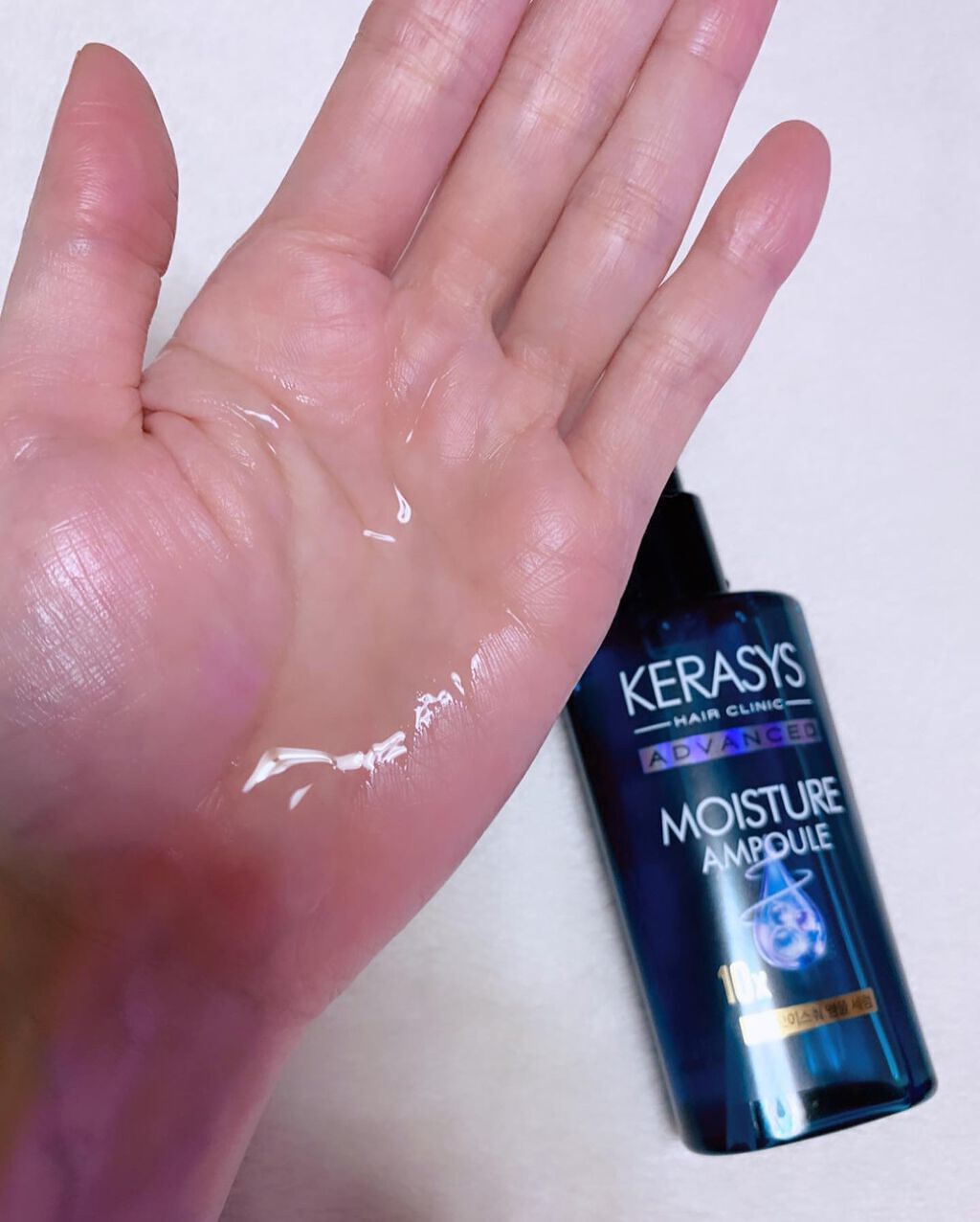 アドバンスド 10X モイスチャーアンプル セラム /KERASYS/アウトバストリートメントを使ったクチコミ(3枚目)