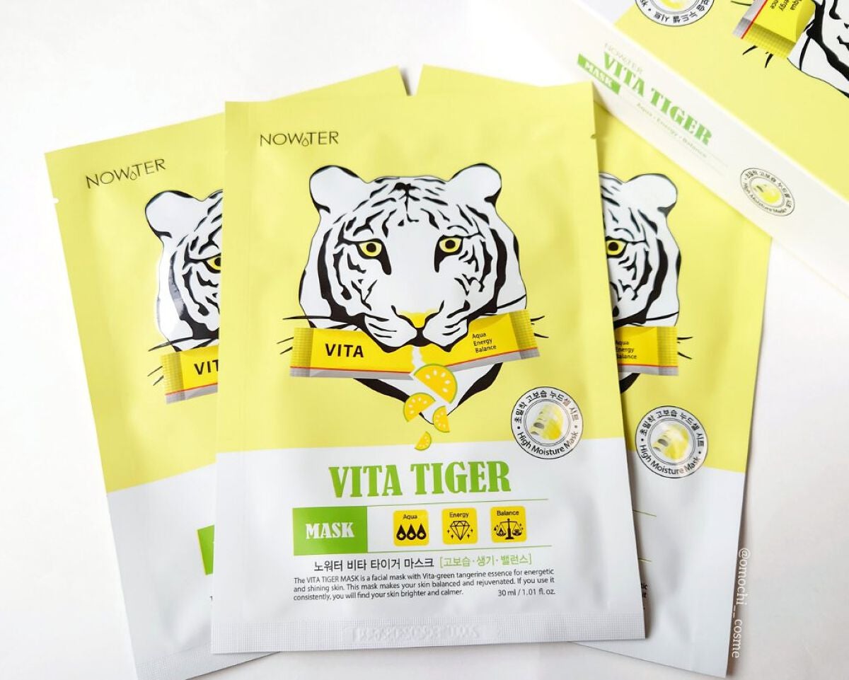 ビタタイガーマスク/NOWATER/シートマスク・パックを使ったクチコミ(1枚目)
