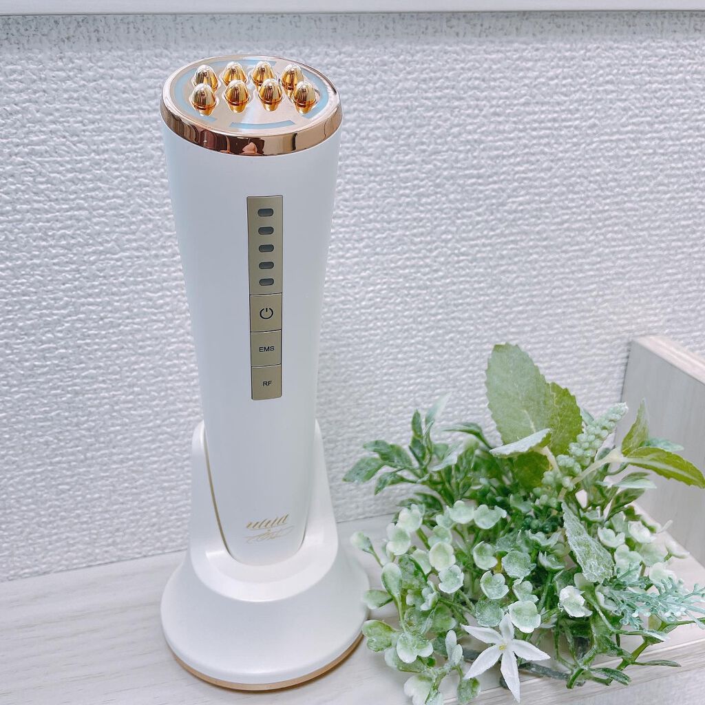 eminalift ホワイト×ゴールド/ULTIA/美顔器・マッサージを使ったクチコミ（2枚目）