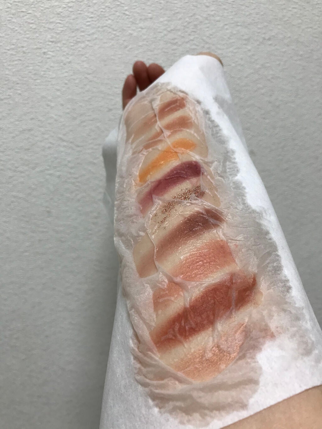 9色 マットグリッターアイシャドウパレット/MINSHZEE/アイシャドウパレットを使ったクチコミ(3枚目)