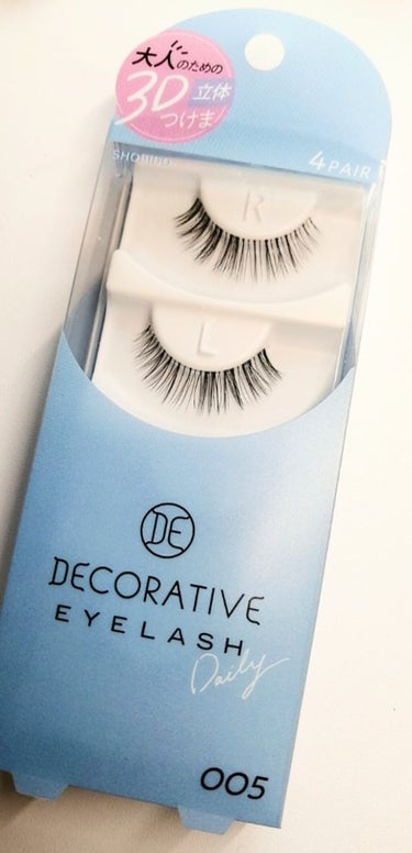 Decorative Eyelash デコラティブアイラッシュ デイリーのクチコミ「大人のための3D立体つけま！コスパ良し！でも…

Decorative Eyelash デコラ.....」（1枚目）