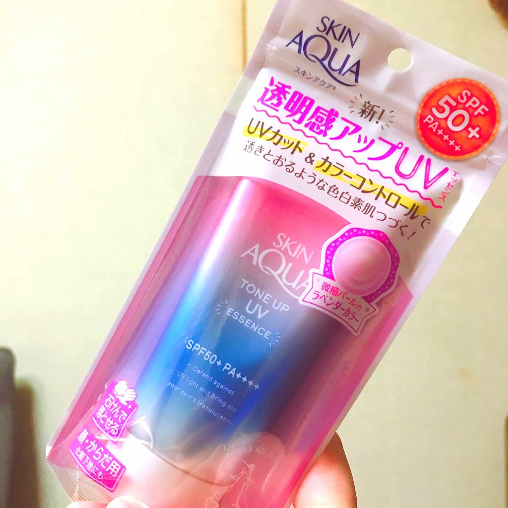スキンアクア トーンアップUVエッセンス/スキンアクア/日焼け止めクリームを使ったクチコミ(1枚目)