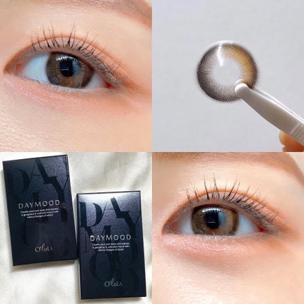 デームードブラウンマンスリー (DAYMOOD BROWN monthly)/OLOLA/1ヶ月(1MONTH)カラコンを使ったクチコミ(1枚目)