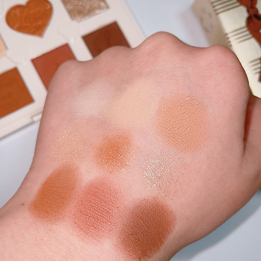 Love Bear 9色 アイシャドウパレット/FlowerKnows/アイシャドウパレットを使ったクチコミ(3枚目)