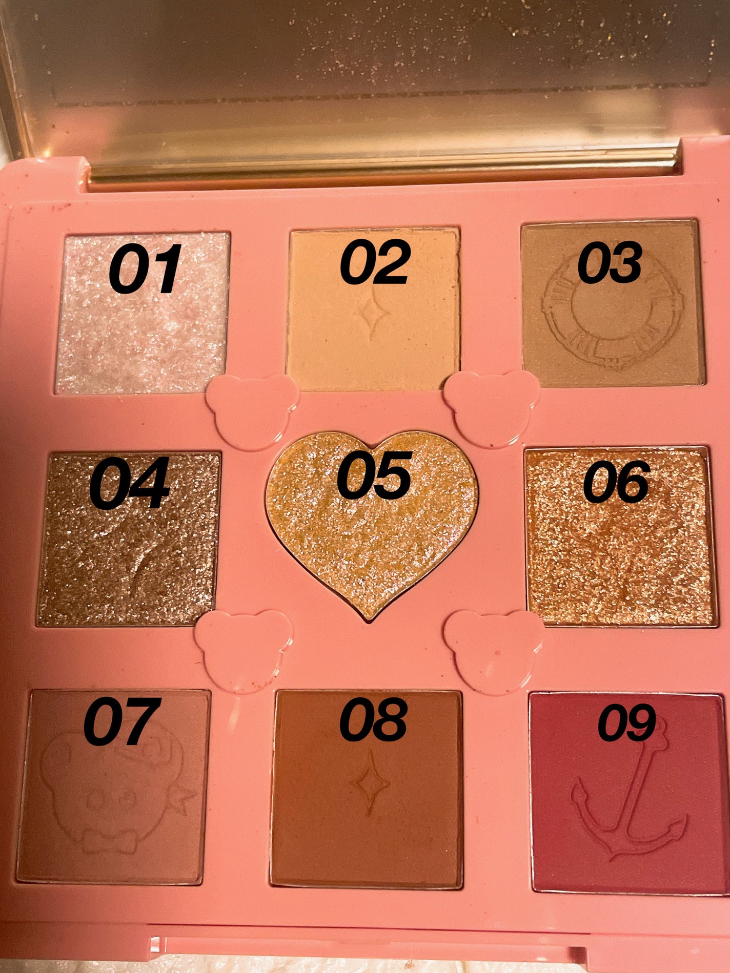 Love Bear 9色 アイシャドウパレット/FlowerKnows/アイシャドウパレットを使ったクチコミ(4枚目)