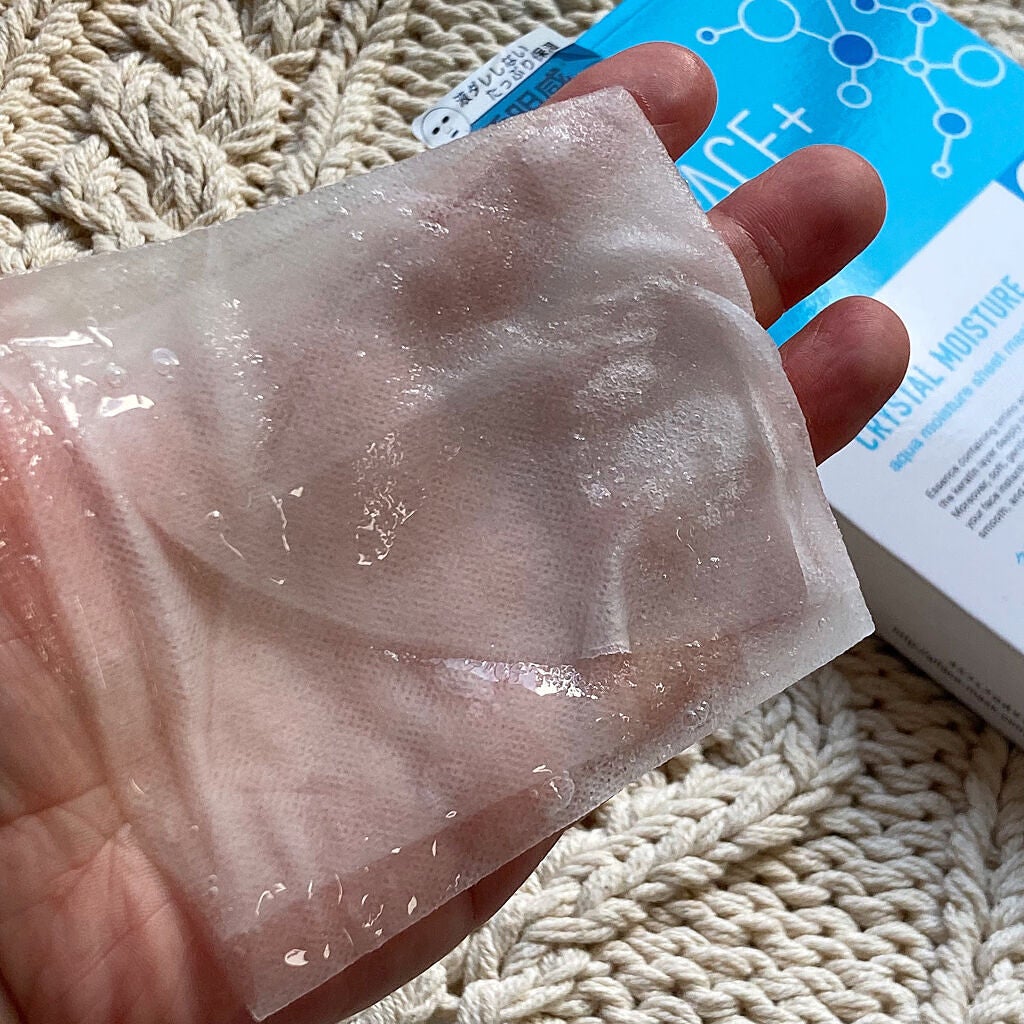 クリスタルモイスチャー アクアモイスチャー シートマスク/ALFACE+/シートマスク・パックを使ったクチコミ(3枚目)